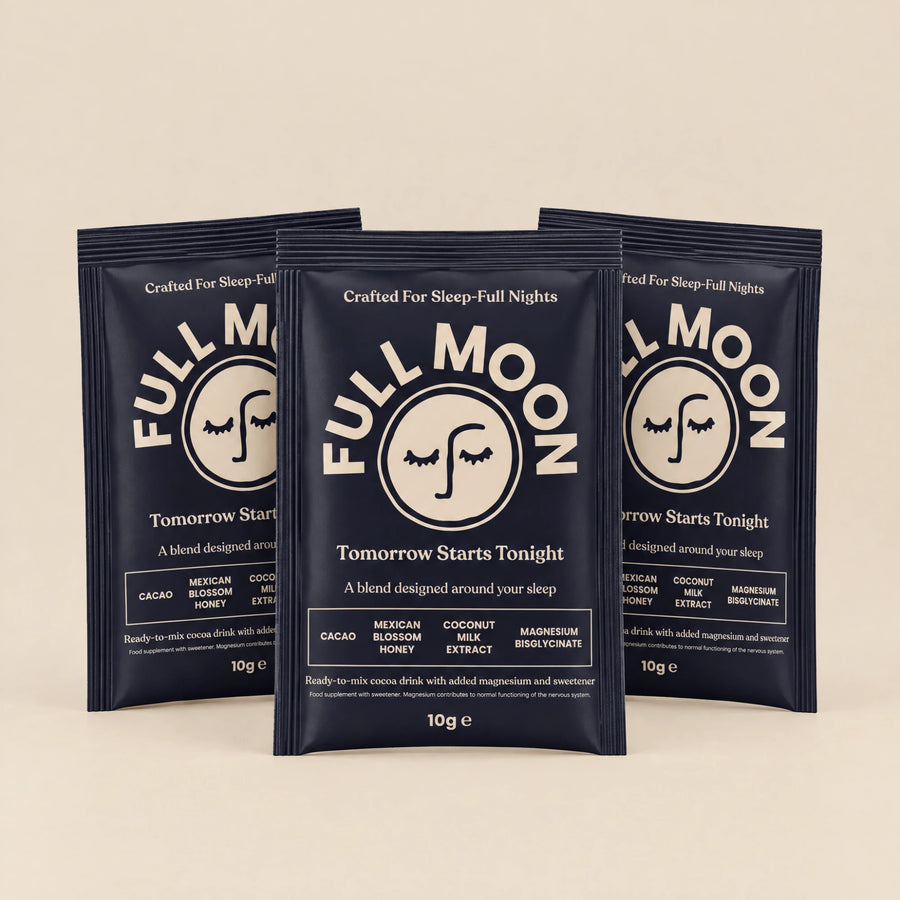 Three Full Moon hot cacao sachets