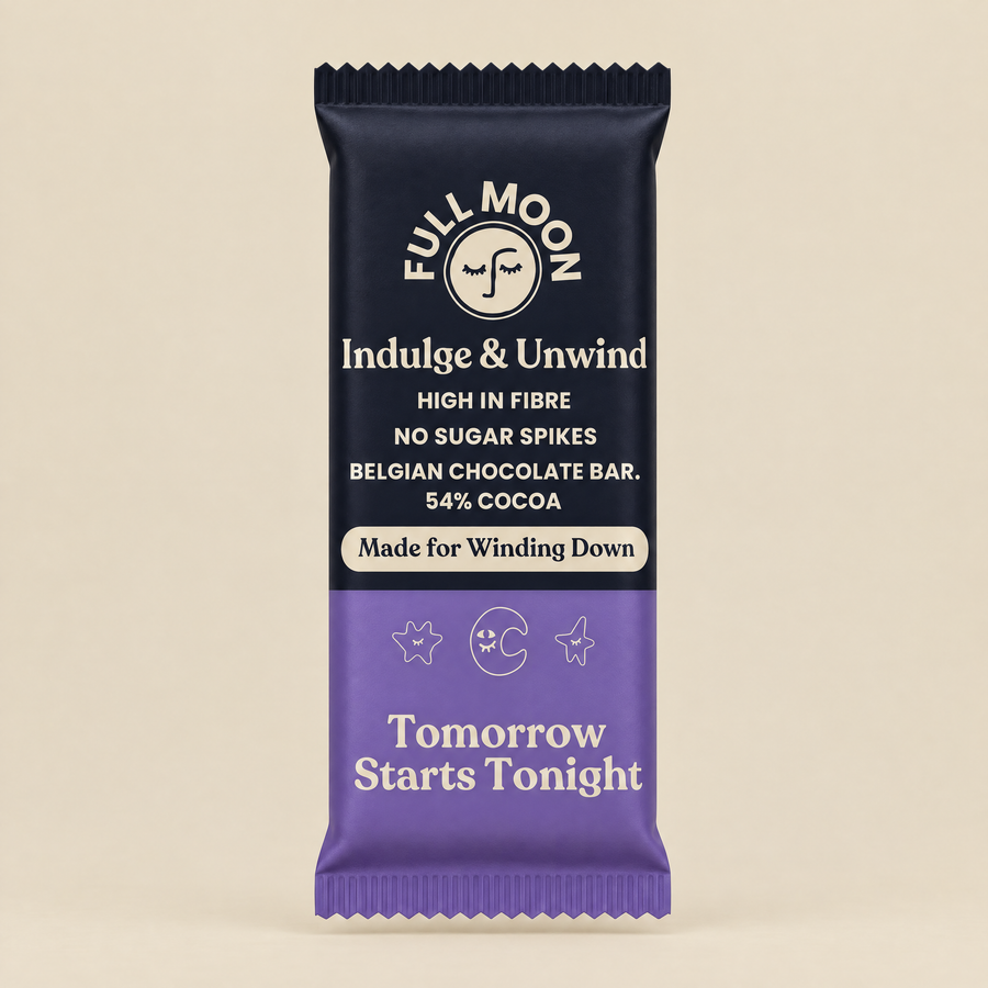 Full Moon Belgian chocolate bar, 54% cocoa