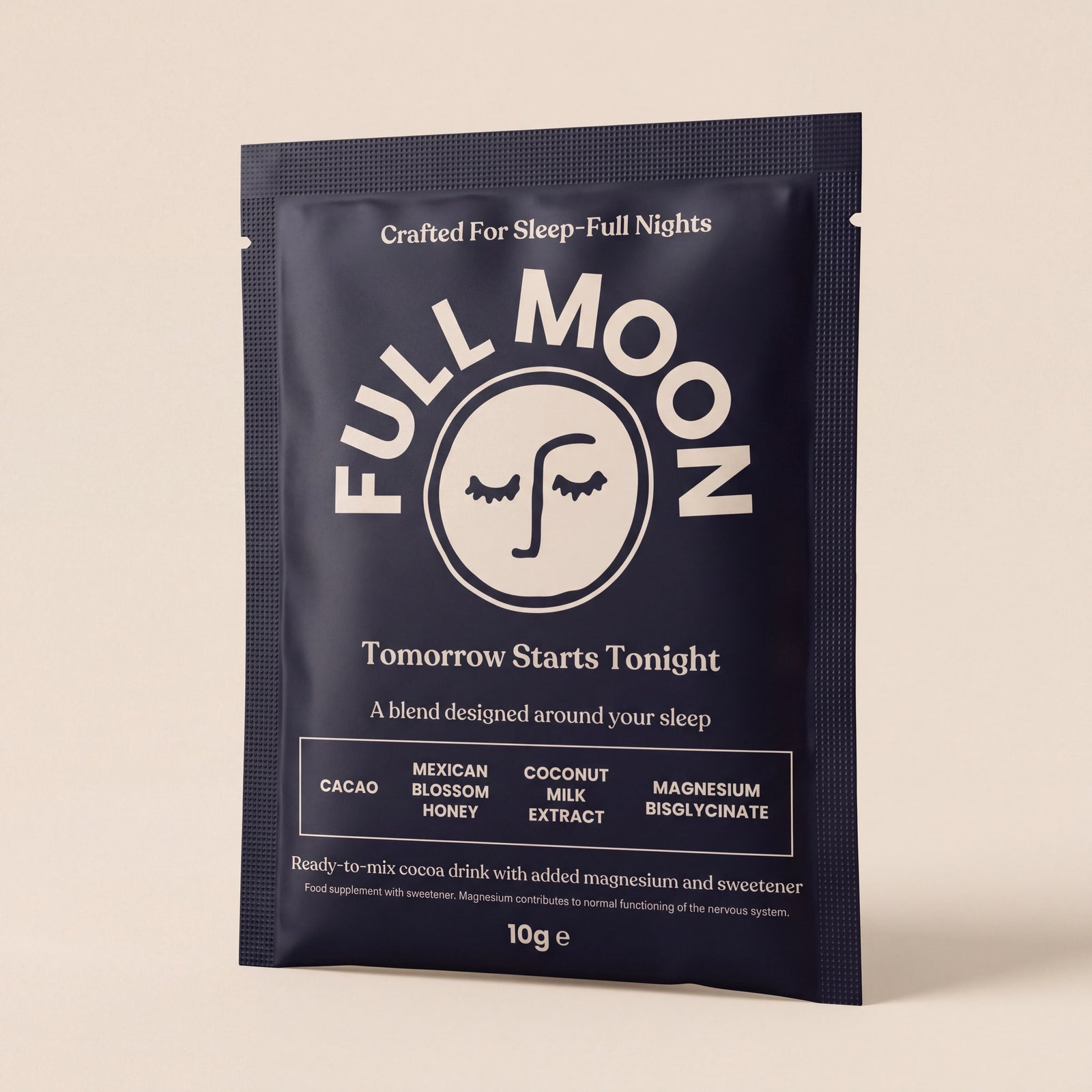 Full Moon hot cacao sachet